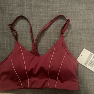 Nike Burgundy Sports Bra
